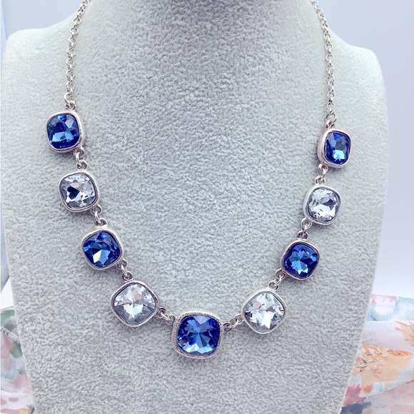 Trifari Rhinestone Necklace Modern - Picture 2 of 3